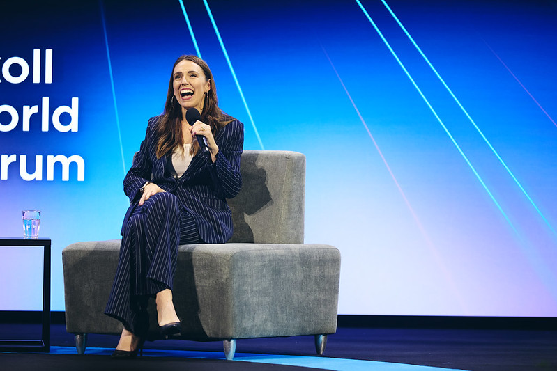 Jacinda Ardern at Skoll World Forum 2024